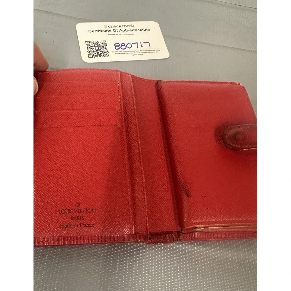 LOUIS VUITTON Epi Agenda Red LV Auth - Picture 9 of 16